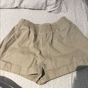 Forever 21 Beige Cargo Shorts